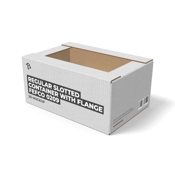 Regular Slotted Container with Flange, FEFCO 0209
