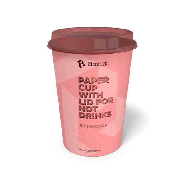 Paper Cup with Lid for Hot Drinks