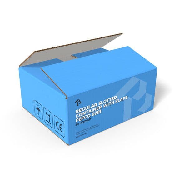 Regular Slotted Container, FEFCO 0201